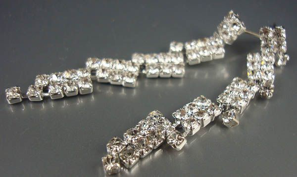 Lots 12Pairs Mixed Styles Crystal Rhinestone Earrings  