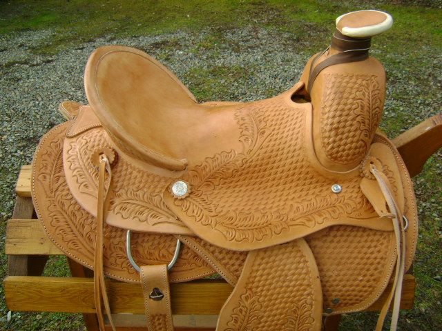 NEW PORTER SADDLE SHOP 16 WESTERN WADE LEATHER HORSE ROPING COWBOY 