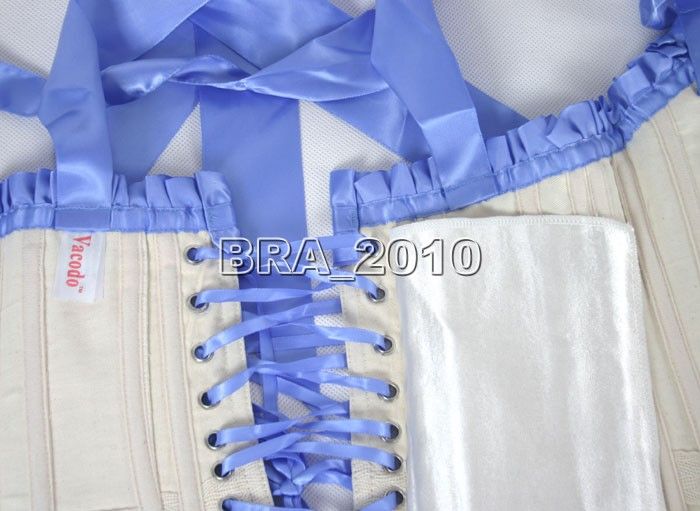 colour Corset Bustier thicken all steel boned + skirt  