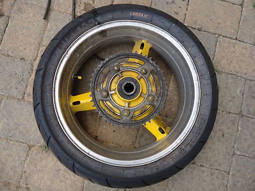 GSXR600 GSXR 600 750 GSXR750 Rear Wheel Rim Tire 00/03  