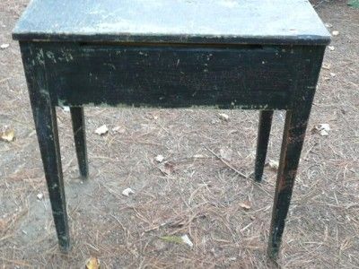 ANTIQUE folk art PRIMITIVE farm COUNTRY store HEPPLEWHITE table STAND 