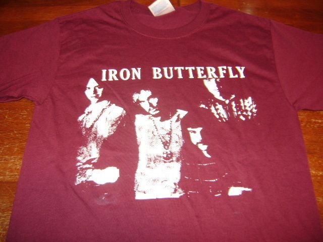 IRON BUTTERFLY T SHIRT  