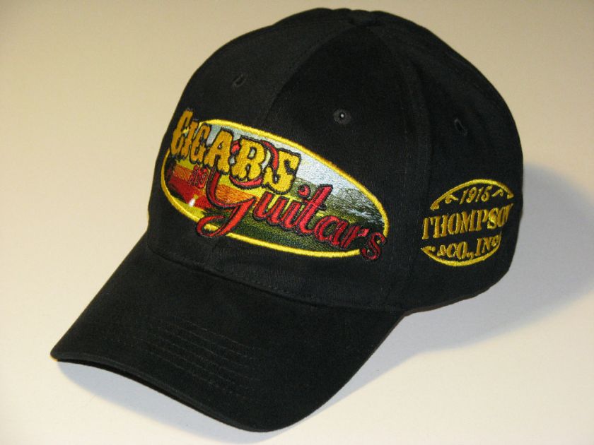 Thompson Cigars and Guitars Hat, Cap sz M/L  