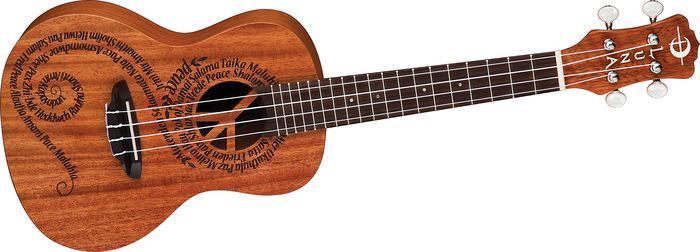 Luna Guitars Maluhia Concert Ukulele Mahogany with Satin Finish 