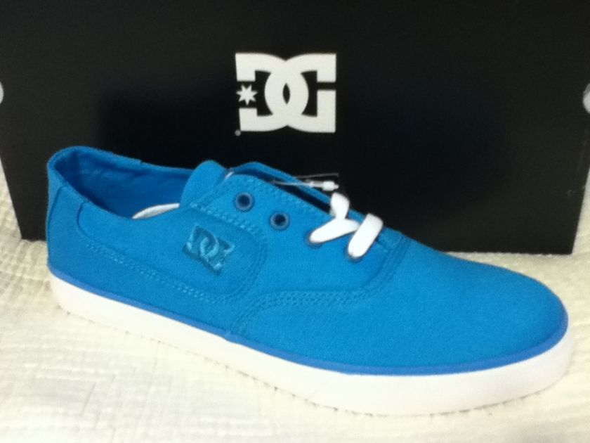 Mens DC Flash TX Skateboarding Shoes Size 7 Blue  