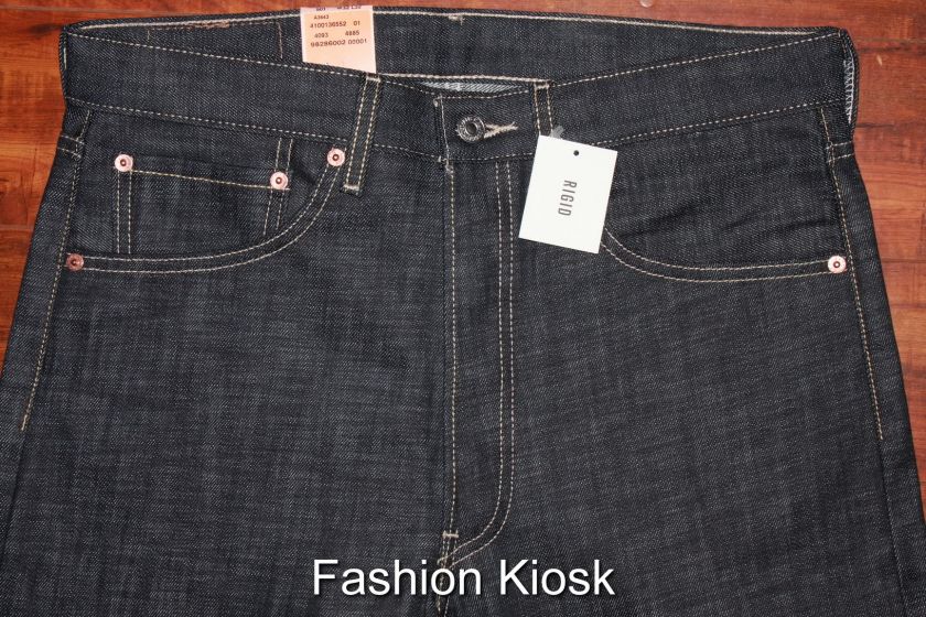 New Levis 501 0669 KNIGHT Shrink To Fit Straight Jeans 30 31 32 33 34 