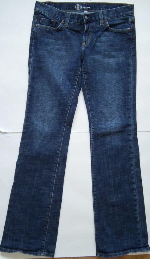 H937 Womens jeans BEBE Carmen Size 30 32x33 Made in USA  