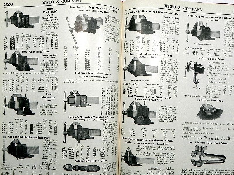 1939 HARDWARE CATALOG 40 WEED & Co BUFFALO ROCHESTER RAILROAD FACTORY 