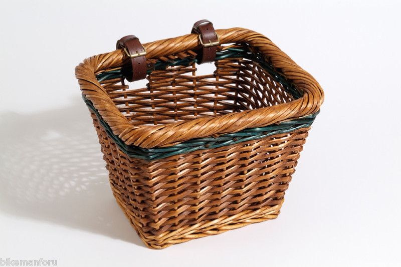 Bicycle Basket Wicker Miacomet Nantucket Bike Basket  