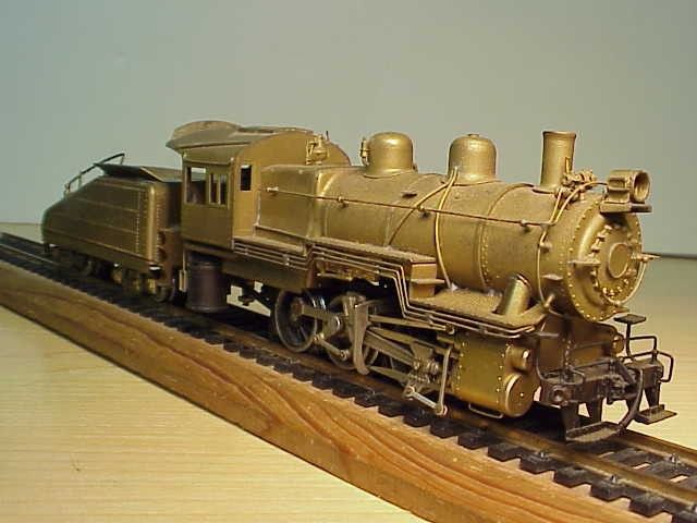 Detailed Brass HO Steam 0 6 0 & Slope Tender VG+DEAL  