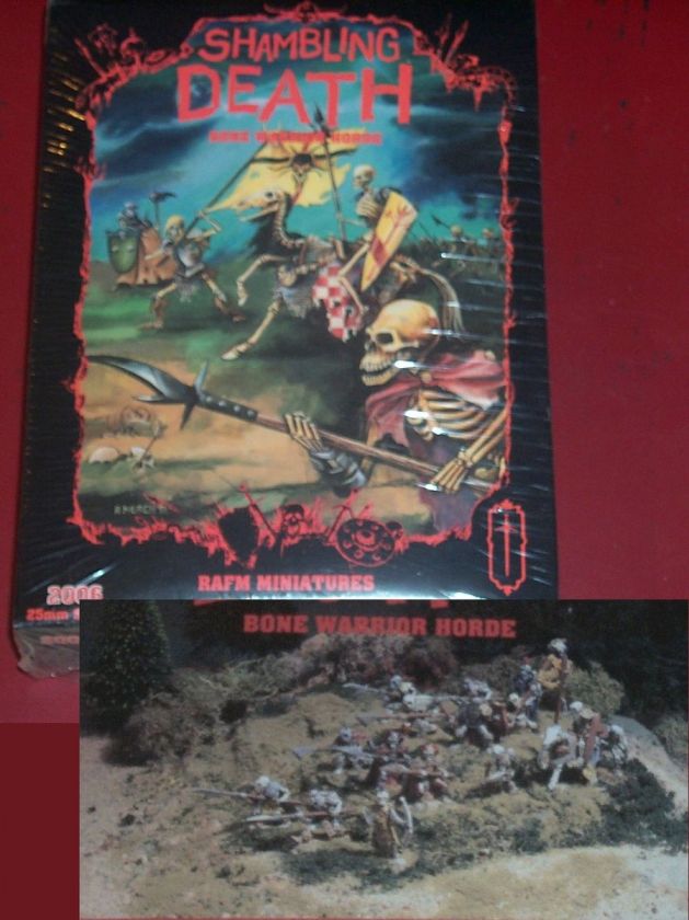 Rafm #2006 Shambling Death Bone Warriors Army Undead Skeleton 25mm 
