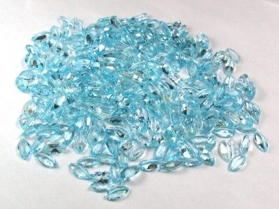 Natural .60ct Blue Topaz 8x4 Marquise VVS Loose Stone Wholesale  