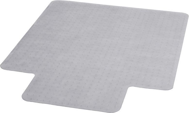 Clear Vinyl Office Chair Chairmat for Low Pile Carpet Scuff Resistant 