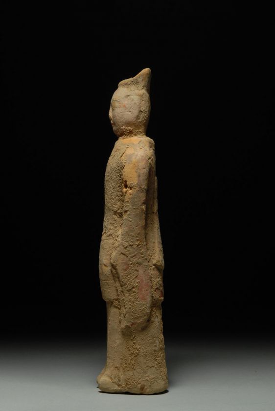 Ancient Chinese Northern Qi Pottery Terracotta Warrior 550 A.D.  