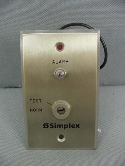 Simplex Alarm Indicator & Test Switch 2098 9806  