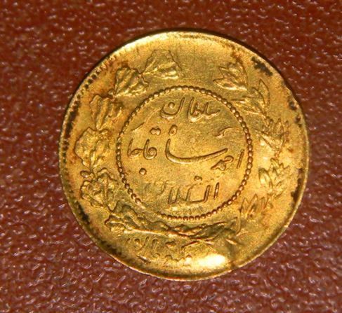 IRAN GOLD COIN, TOMAN, 1334 YEAR, 2.87g*.900 GOLD  