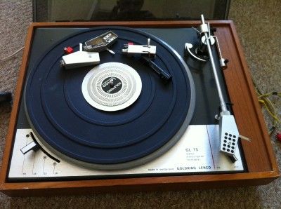 Vintage Goldring Lenco GL75 Stereo Transcription Turntable  