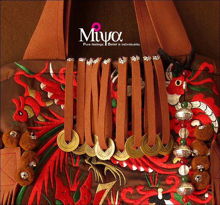 Miyas Ethnic Hmong Embroidered Bag Handbag Shoulderbag  