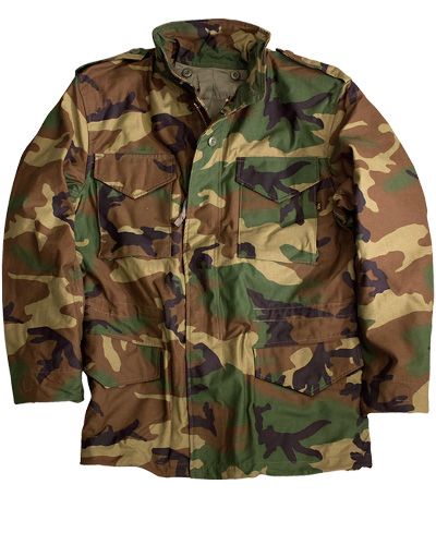 ALPHA INDUSTRIES M 65 FIELD COAT MILITARY JACKET DESERT CAMO BLACK 