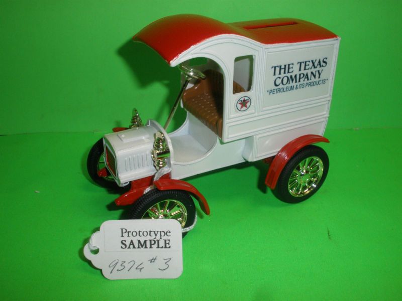 SAMPLER PROTOTYPE TEXACO #4 1905 FORD MODEL T #9376 (3)  