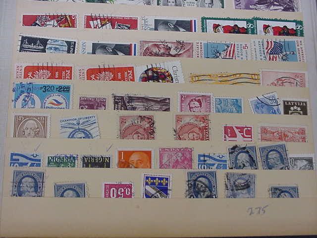 WORLDWIDE COLLECTION N STOCK BOOK NICE STAMP VARIETY EARLY MID 