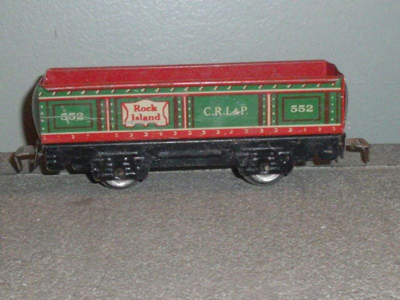 VINTAGE MARX ROCK ISLAND TRAIN CAR #552 C.R.I. & P.  