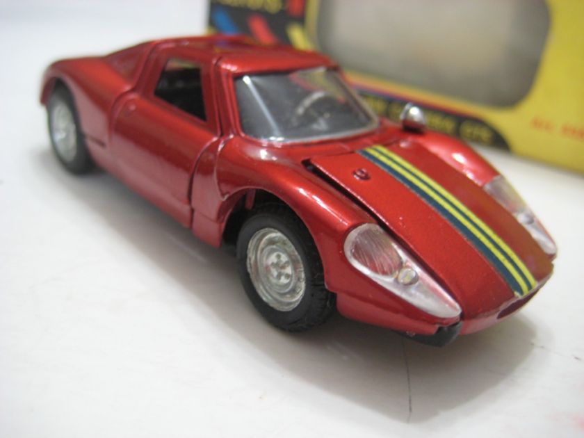 Politoys Porsche 904 GTS Metallic Red 143 Diecast NIB  