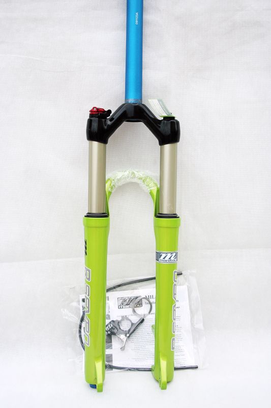 2010 Manitou R7 R Seven MTB Fork Milo Disc Green 100  