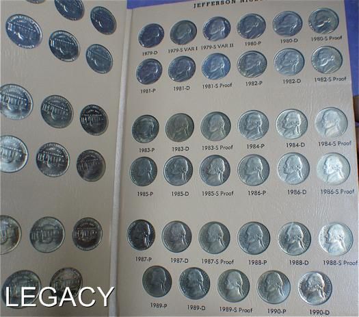 COMP. JEFFERSON NICKEL SET FROM 1938 2006 PROOFS (RPS  