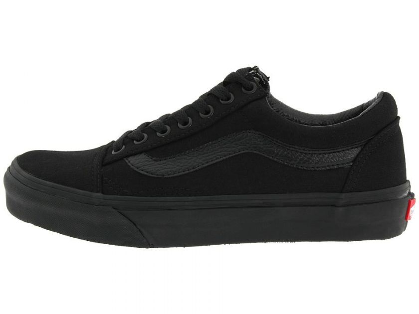 VANS OLD SKOOL BLACK BLACK CORE AUTHENTIC CANVAS MEN  