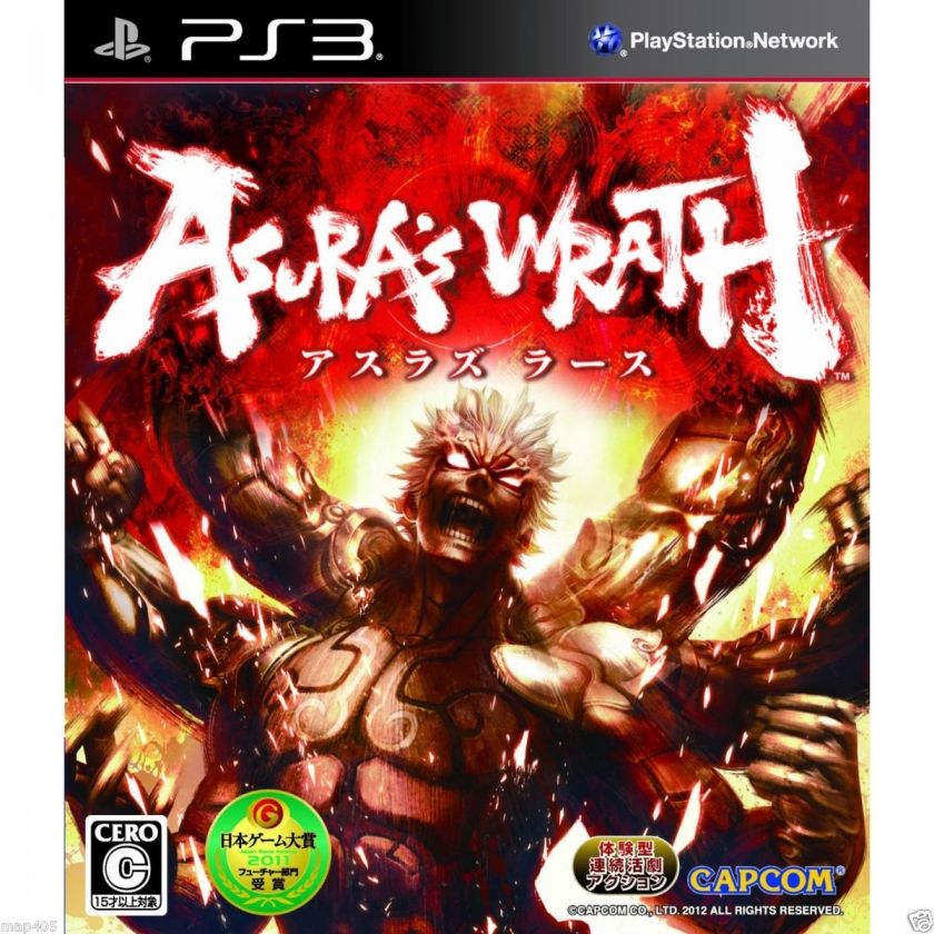 NEW PS3 Asuras Wrath Import from JAPAN@USA★  