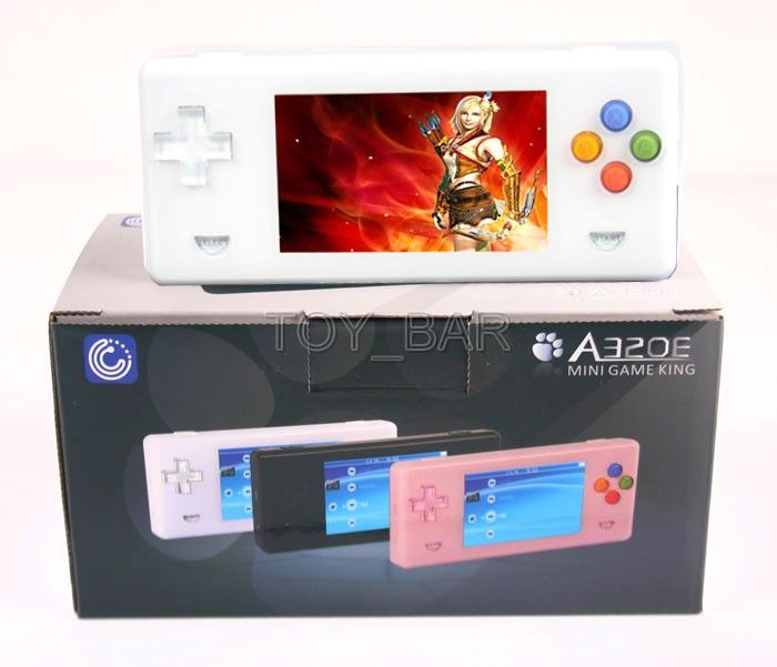 White Dingoo A320E Handheld Emulator game console A320+  