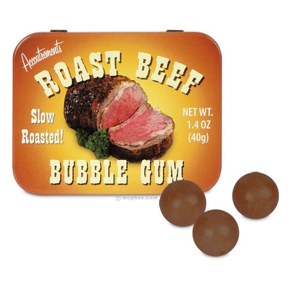 ROAST BEEF GUMBALL Beef Flavor Gum Gag Gift Party Favor  