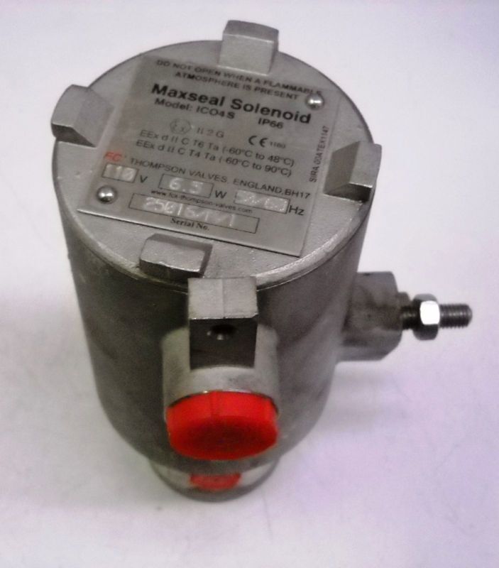 New Thompson Valves Maxseal Solenoid Operated Valve ICO4S Part 