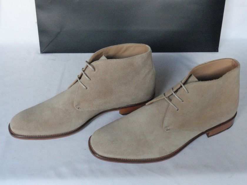 NEW Aquascutum Sand Brown Suede Desert Chukka Lace Up Boots UK 10 RARE