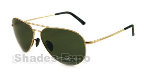 NEW PORSCHE SUNGLASSES P 8508 A GOLD P8508 AUTH  