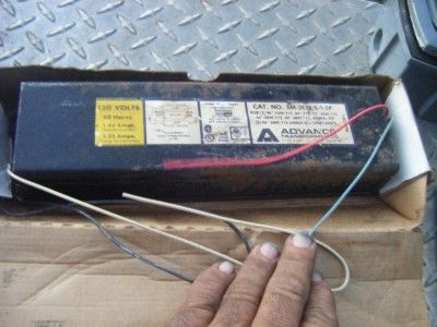 Advance Transformer Ballast 120 Volt SM 2E75 S 1 TP 2 96 Bulb  