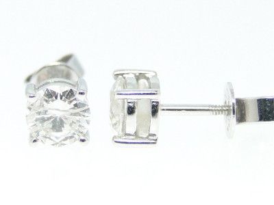 CT NEW ROUND CUT SOLITAIRE DIAMOND STUDS EARRINGS  