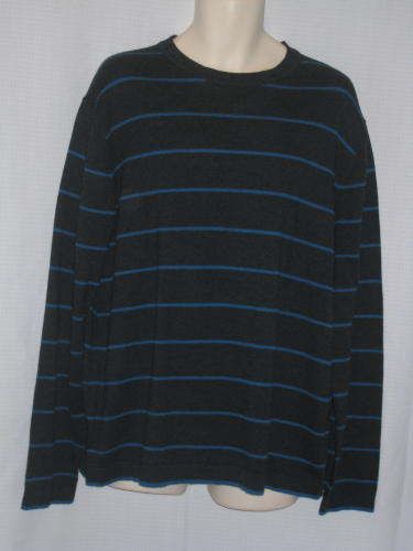 Sebastian Cooper Gray Cotton Cashmere Sweater XL NEW  