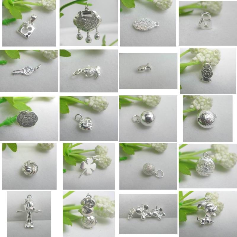 Different Design 925 Sterling Silver Pendant / Charms / Beads Multiple 