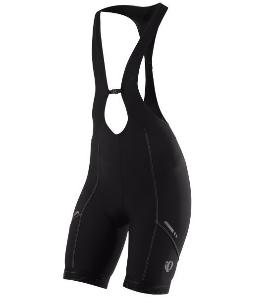 New Womens Pearl iZumi P.R.O. Series Cycling Bib Shorts Black 