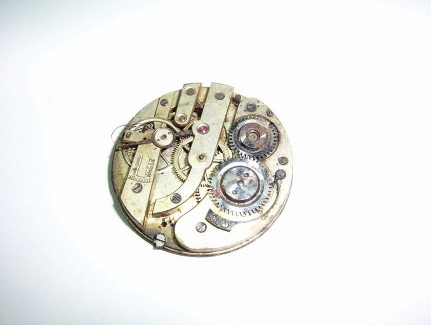 VINTAGE POCKET WATCH FOR REPAIR OR PARTS INVAR  