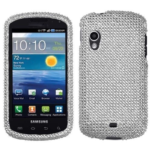 For Samsung Stratosphere Crystal Diamond BLING Hard Case Snap Phone 