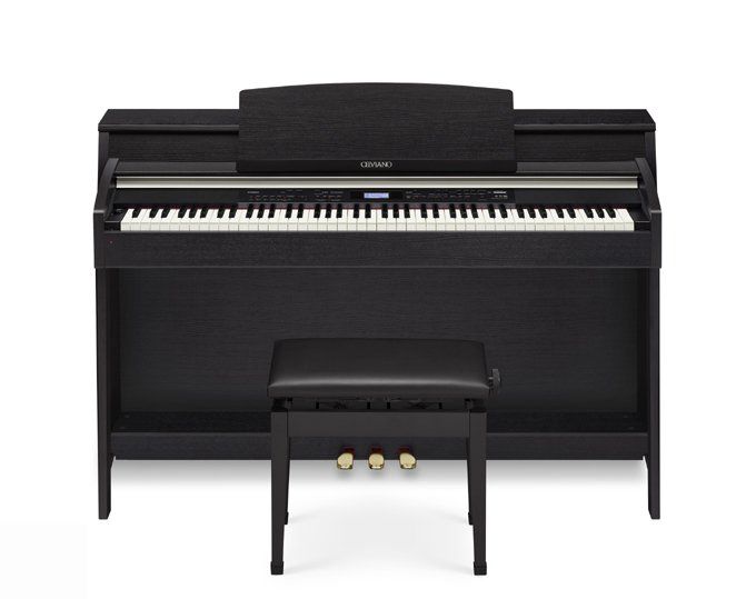 Casio AP 620 Digital Cabinet Piano Black Free Bench New  