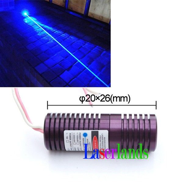 5V 445nm 450nm 500mw Blue Ray Focusable Laser Module  