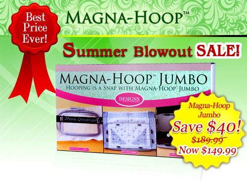 Janome Jumbo Magna Hoop  