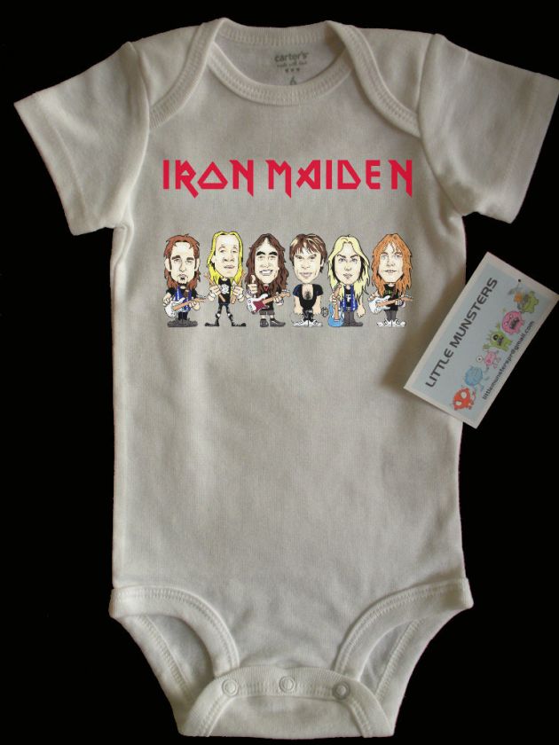 Iron Maiden Toons Baby Onesie  