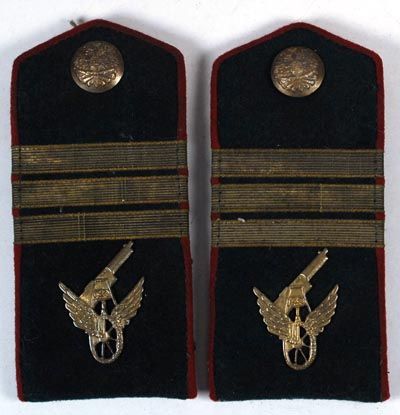 WW1 RUSSIAN IMPERIAL ARMY ARTILLERY SHOULDER BOARDS  