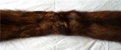 FISHER FUR BOLERO WRAP FROM CANADA MADE BOSTON 2 PELTS  