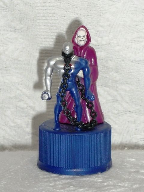 WOW Pepsiman with Grim Reaper Figure Bottle Cap Pepsi  
